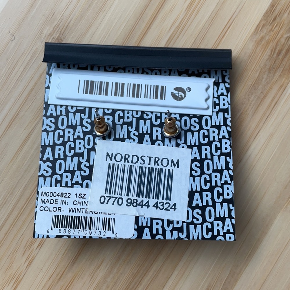 Marc by Marc Jacobs aqua bow stud earrings - Picture 3 of 4